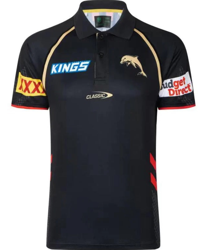 Dolphins Rugby League Players Polo Adults