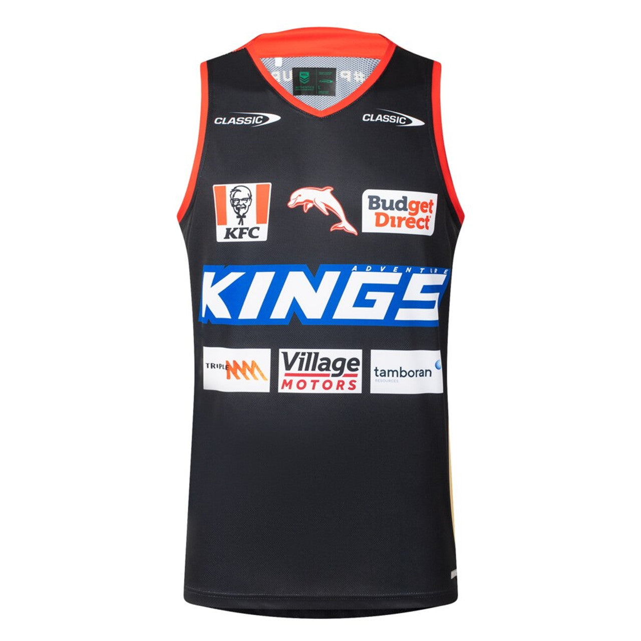 Dolphins Rugby League Training Singlet