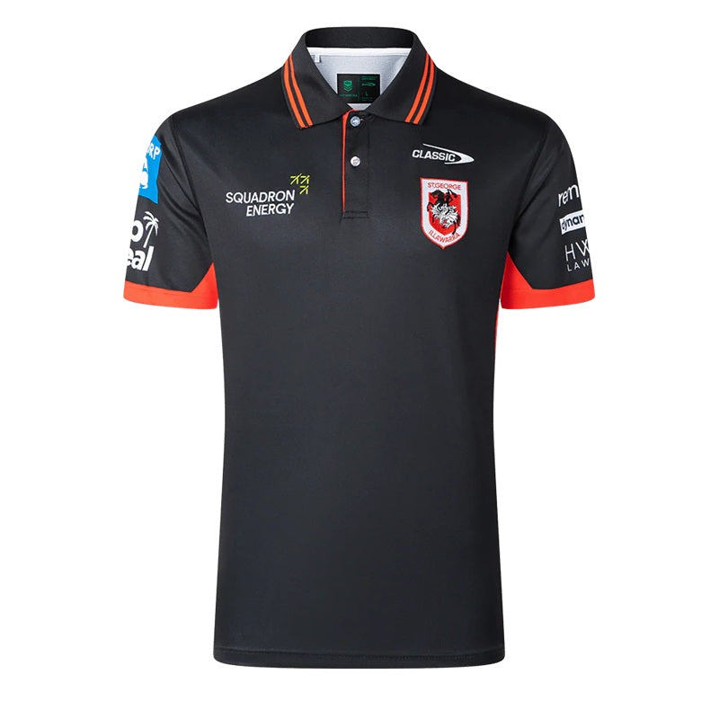 St George Illawarra Dragons Mens Polo Shirt Adults