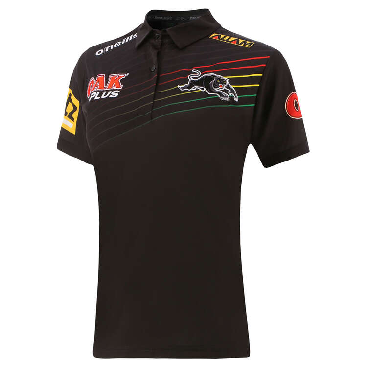 Penrith Panthers Mens Media Polo Black