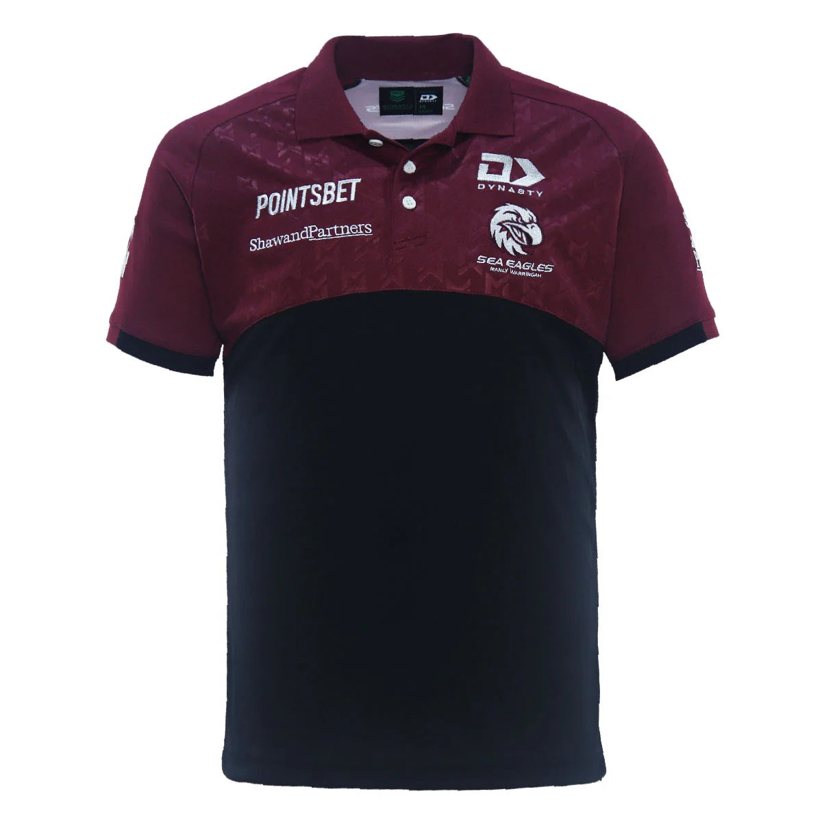Manly Warringah Sea Eagles Media Polo Shirt