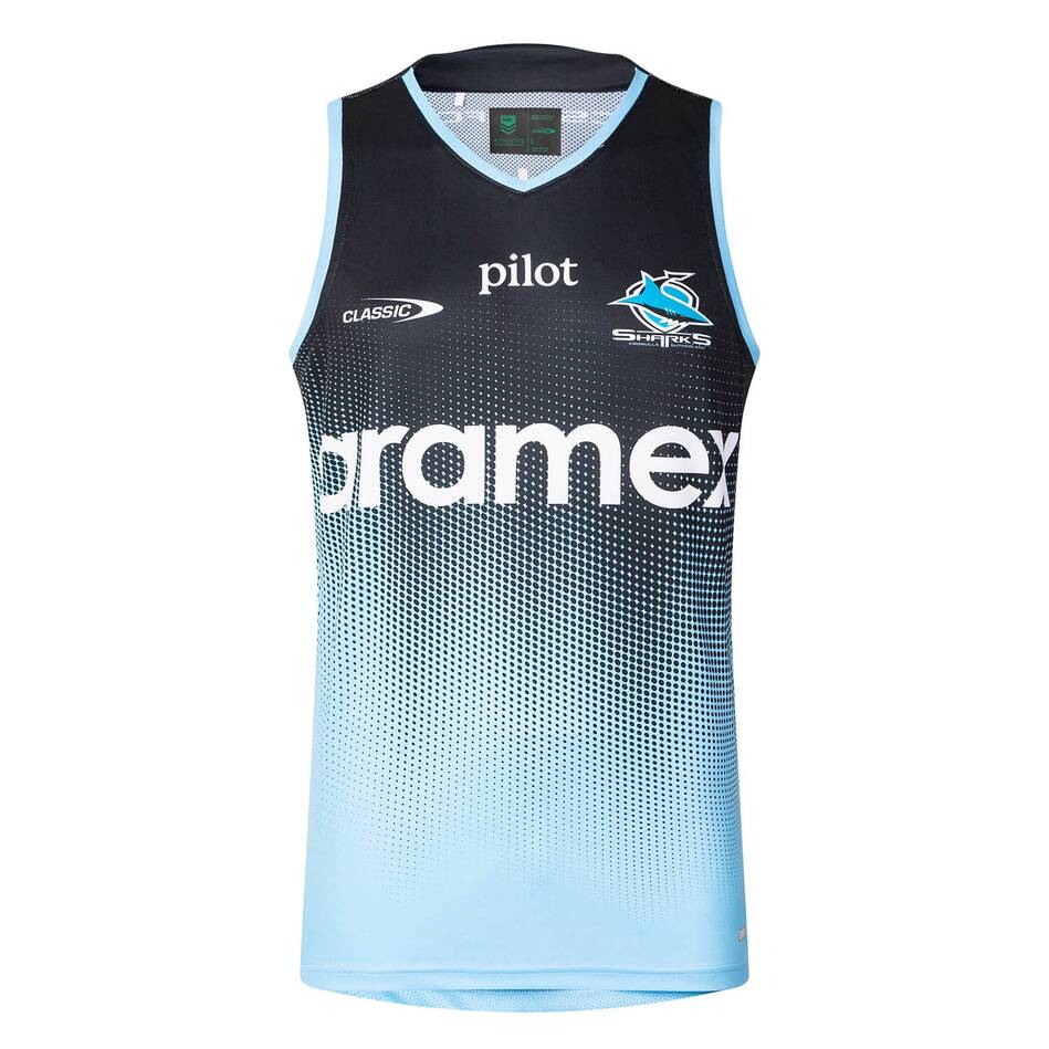 Cronulla Sutherland Sharks Training Singlet Adult