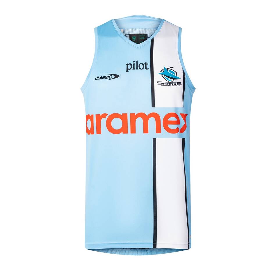 Cronulla Sutherland Sharks Performance Singlet Adult