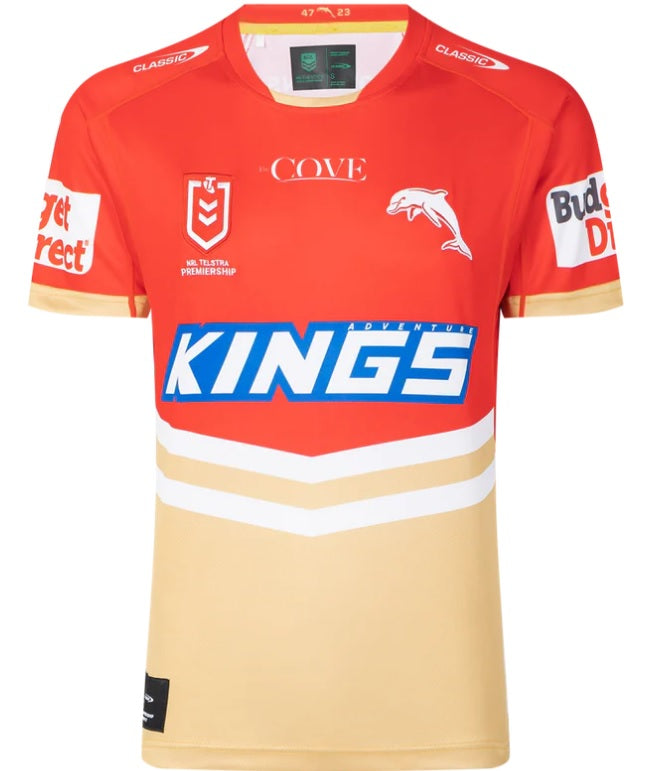 Dolphins  Rugby  League Home  Jersey 2023