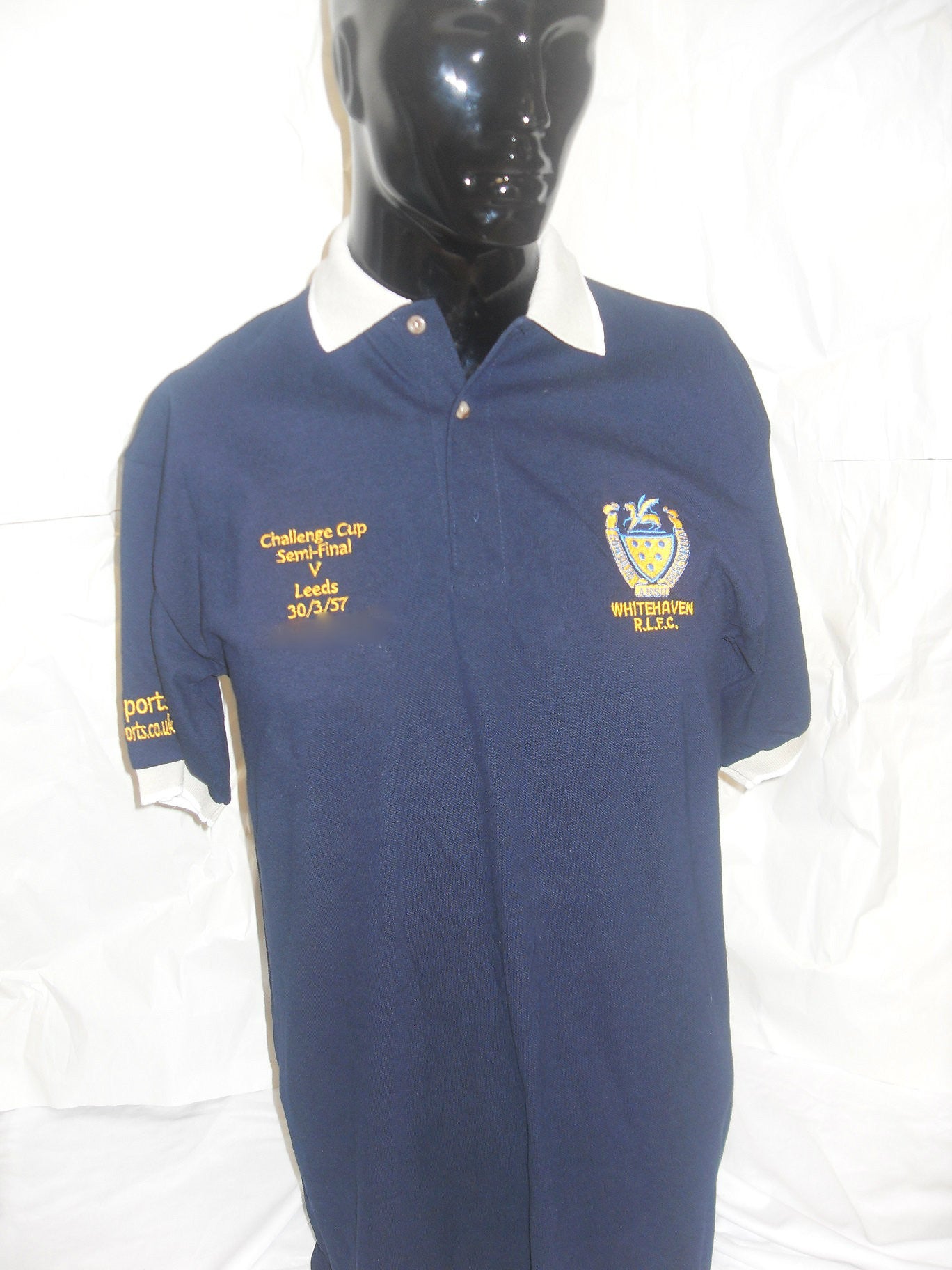 Whitehaven Rugby League Supporters Trust Challenge Cup 50th Anniversary Polo shirt
