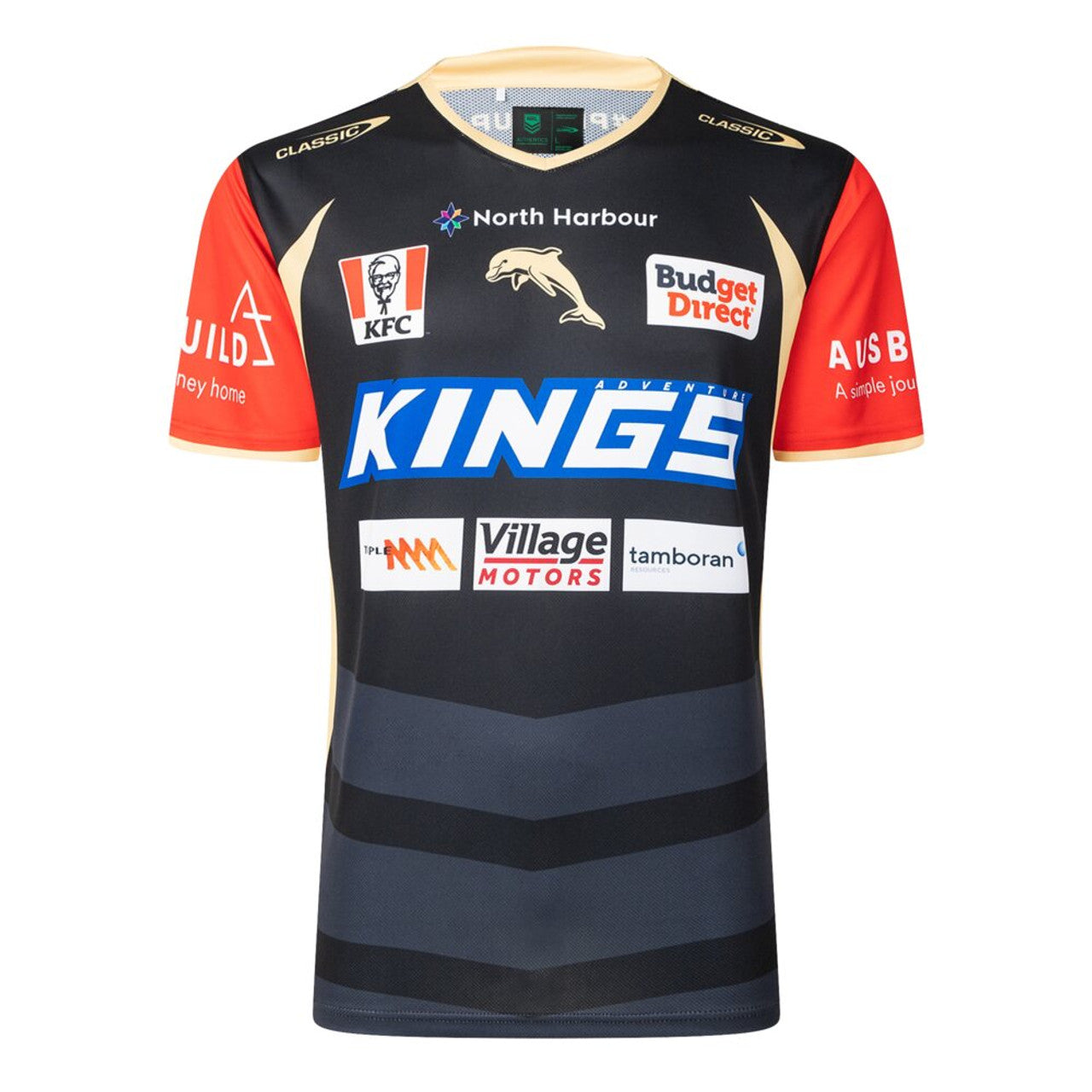 Dolphins Rugby League Coaches   Training Tee Shirt