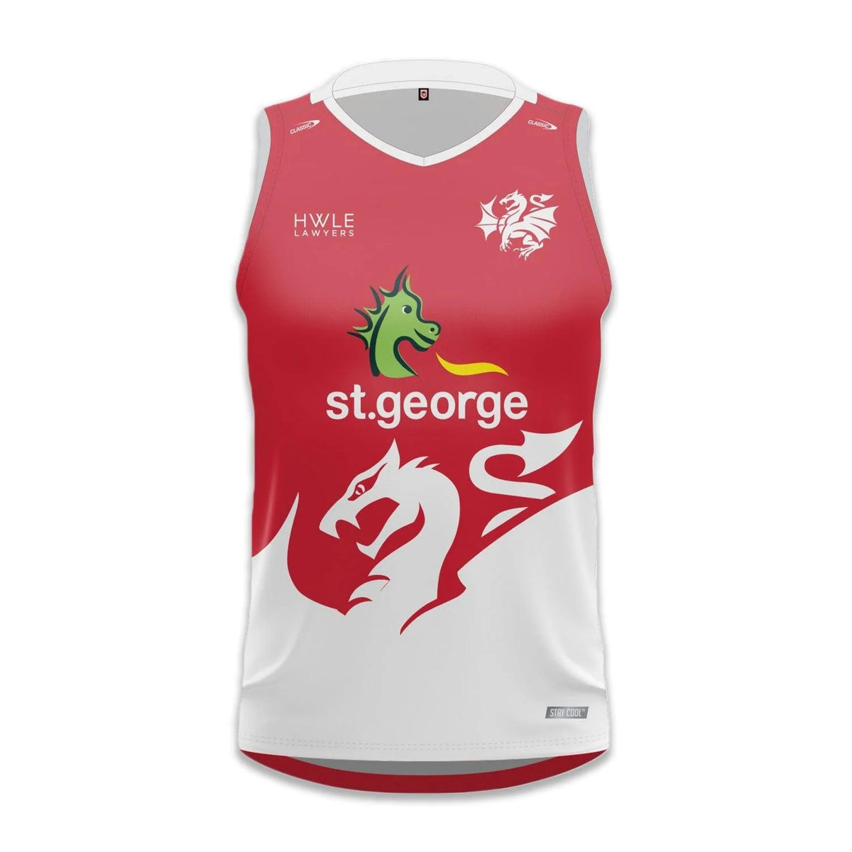 St George Illawarra Dragons  Training Vest Adults