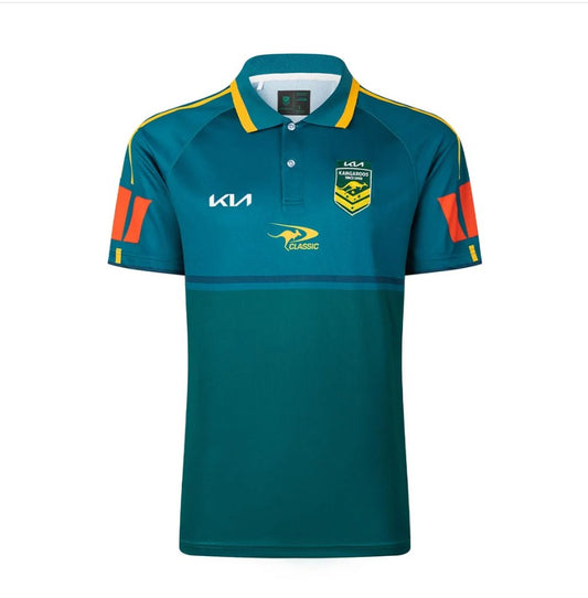 Australian Kangaroos Rugby League Media Polo Shirt