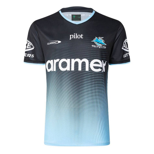 Cronulla Sutherland  Sharks Training  T shirt   Adult