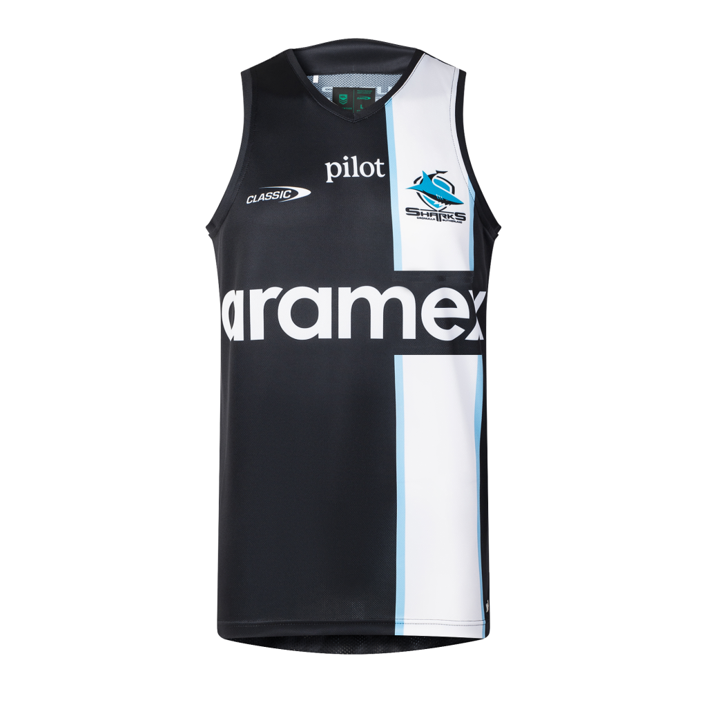 Cronulla Sutherland  Sharks Performance    Singlet   Adult
