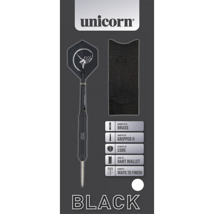 Unicorn Core Plus Black Brass Darts