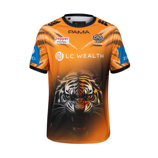 Wests Tigers Training Tee Shirt  Adults