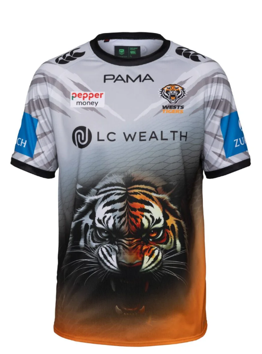 Wests Tigers Training Tee Shirt  Adults