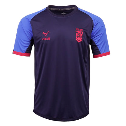 England Rugby League Navy Training Tshirt  Junior