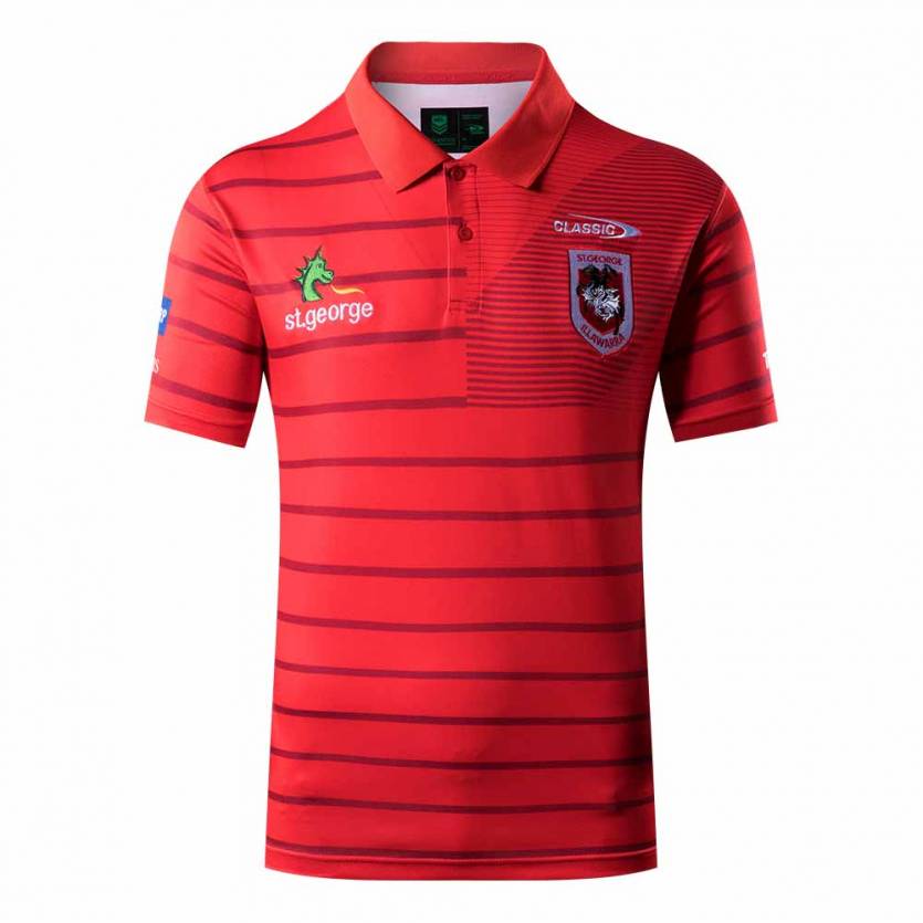 St George Illawarra Dragons  Players Polo Shirt Adults